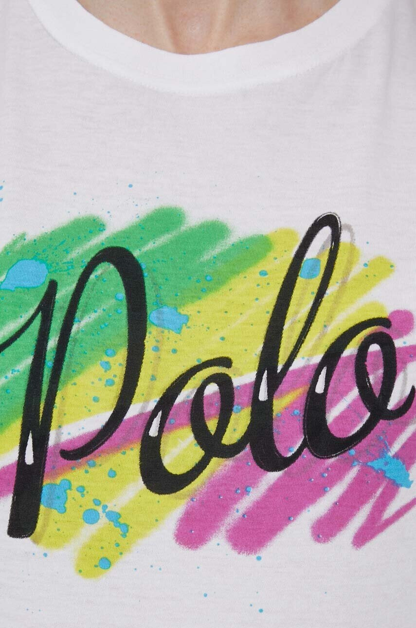 Polo Ralph Lauren Памучна тениска в бяло - Pepit.bg
