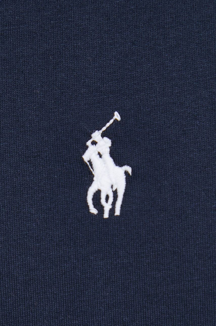 Polo Ralph Lauren Памучна тениска в тъмносиньо с изчистен дизайн - Pepit.bg