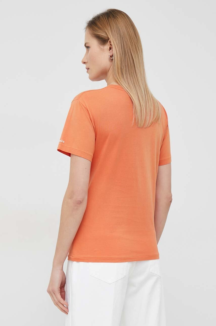 Polo Ralph Lauren Памучна тениска в оранжево - Pepit.bg