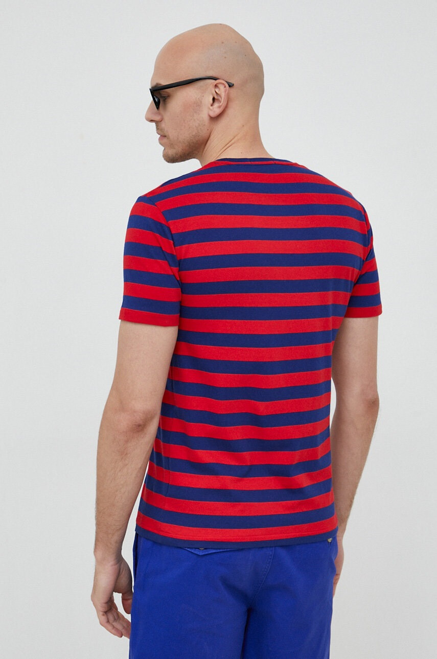 Polo Ralph Lauren Памучна тениска с десен - Pepit.bg