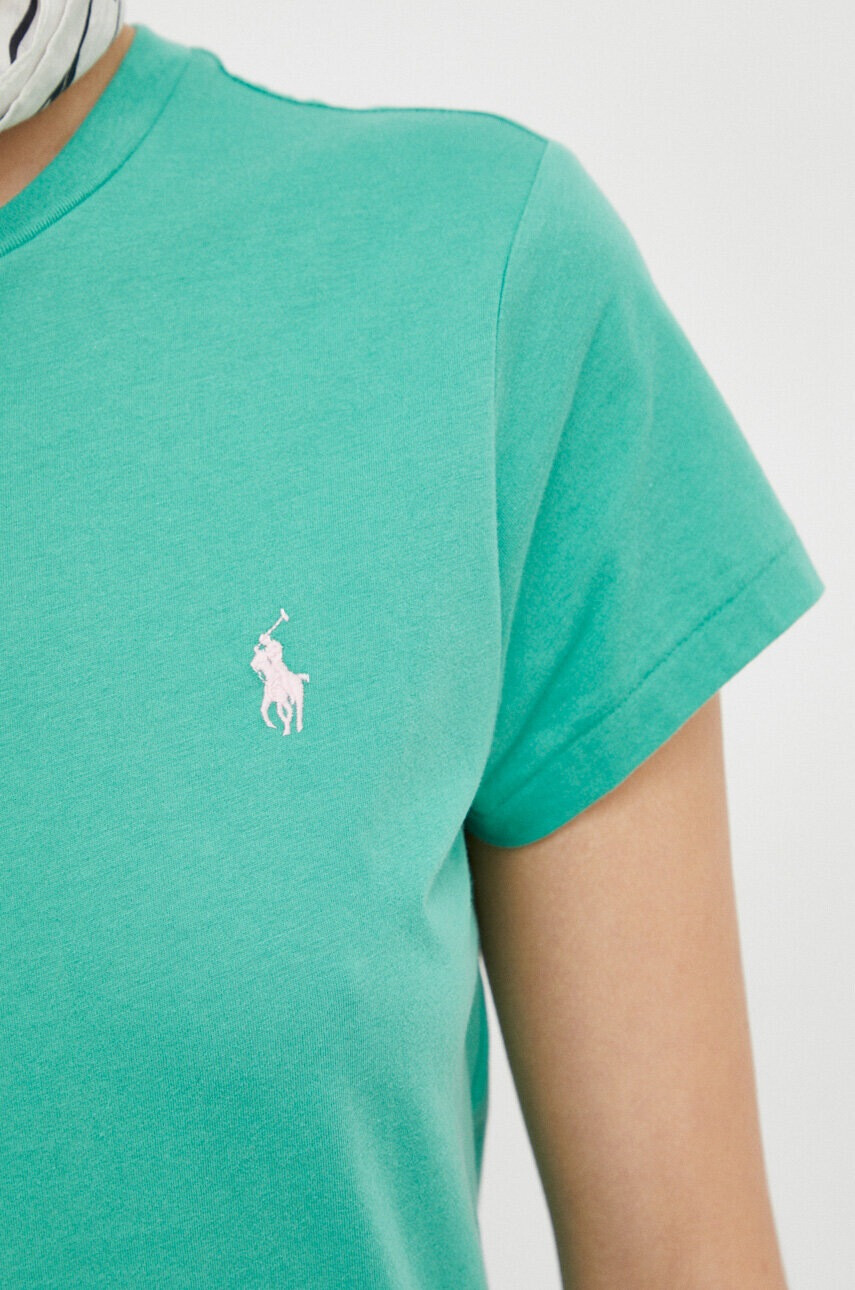 Polo Ralph Lauren Памучна тениска в зелено - Pepit.bg