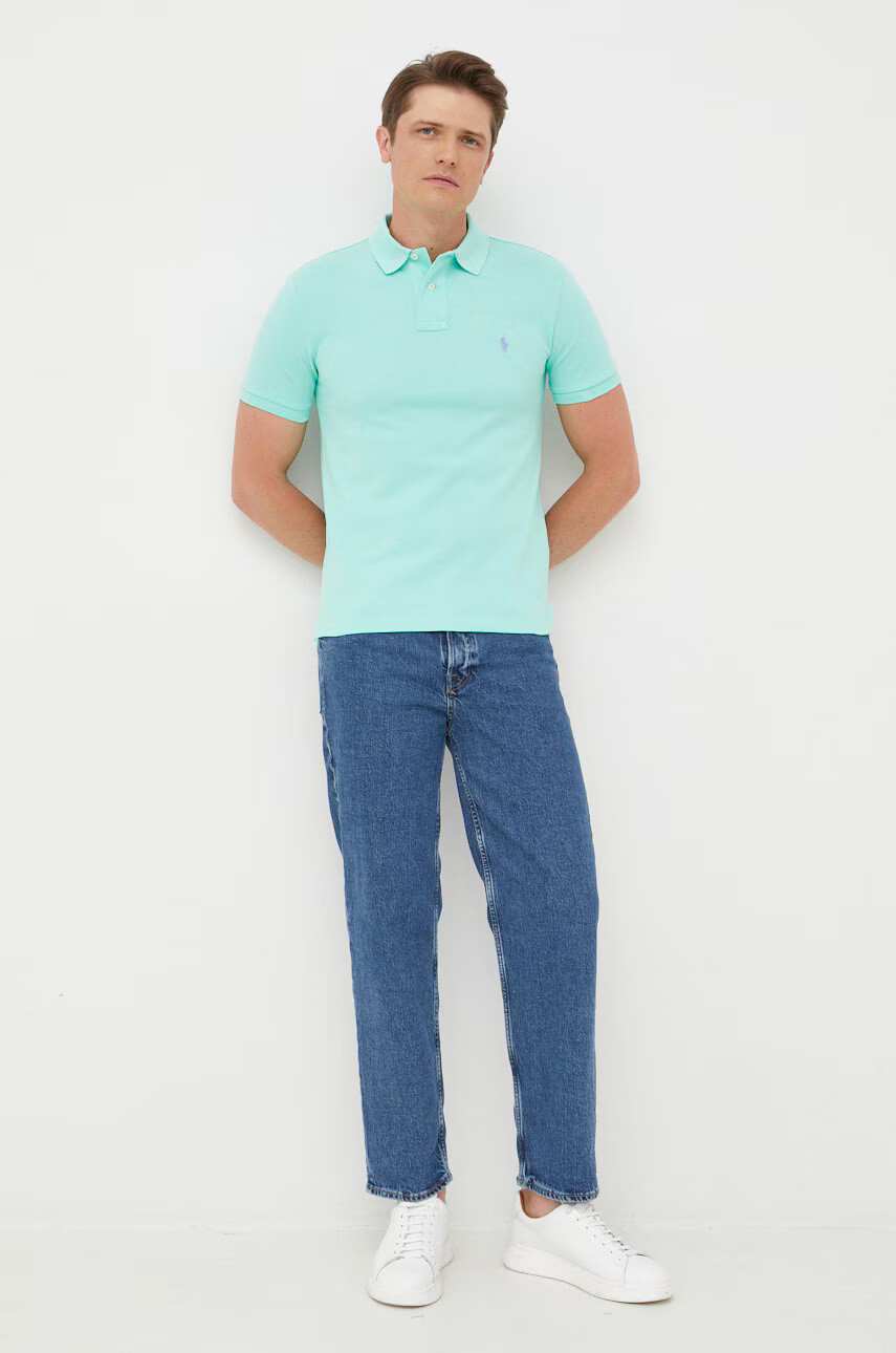 Polo Ralph Lauren Памучна тениска с яка - Pepit.bg