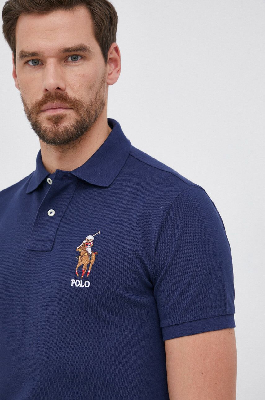 Polo Ralph Lauren Памучна тениска с яка - Pepit.bg