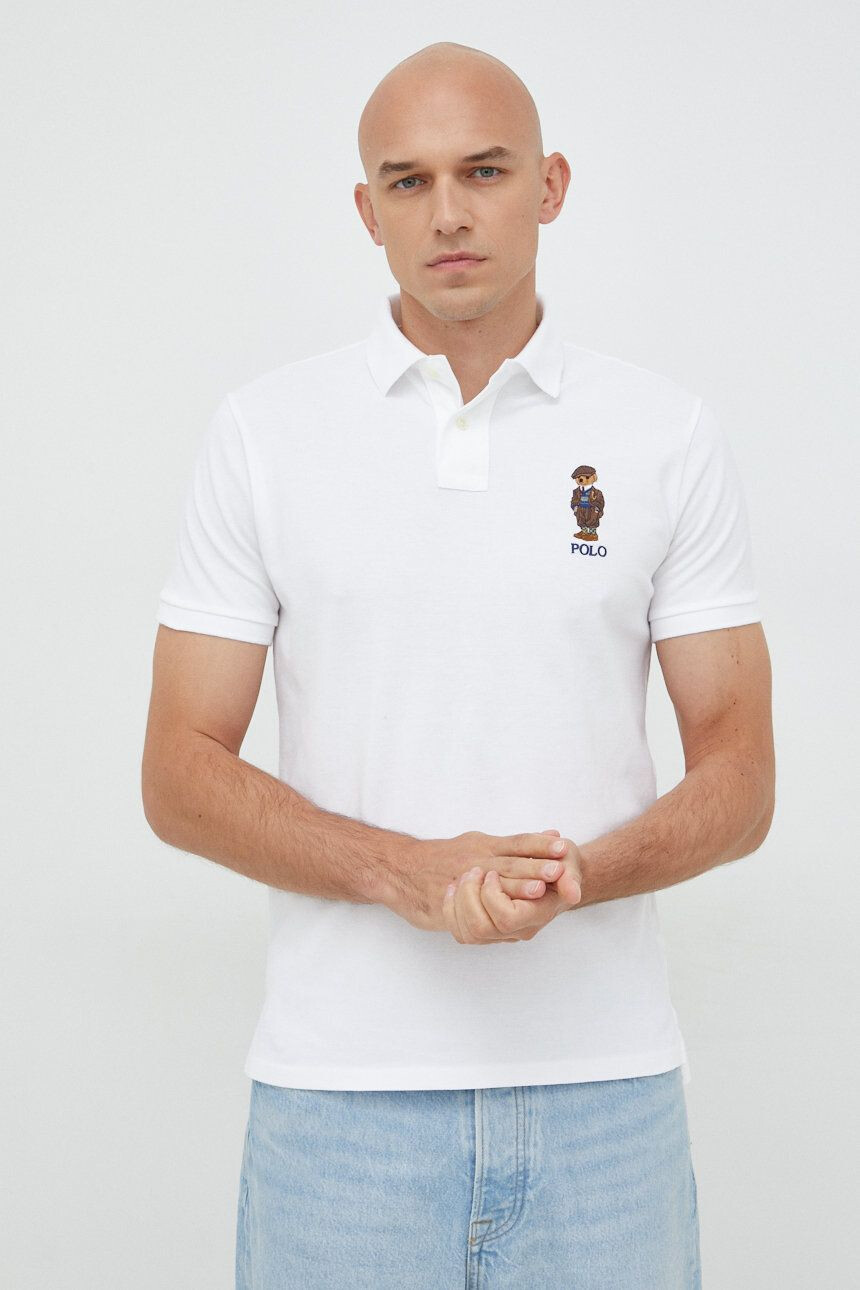 Polo Ralph Lauren Памучна тениска с яка - Pepit.bg