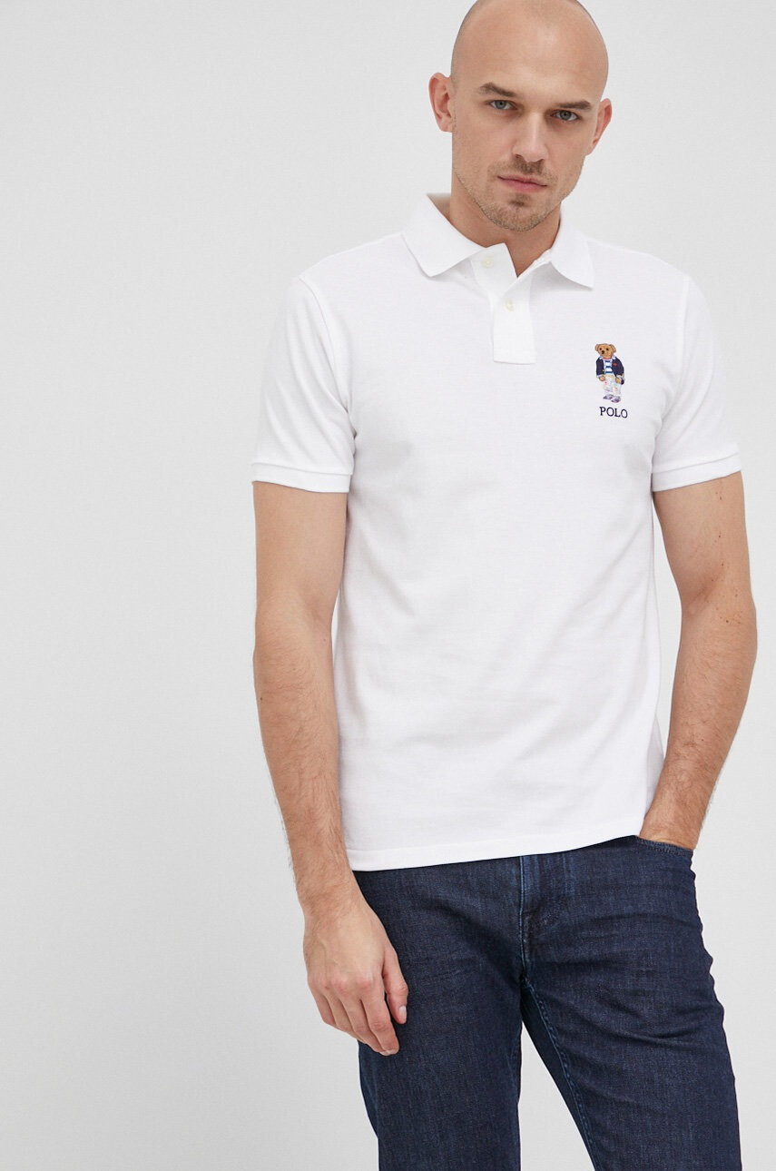 Polo Ralph Lauren Памучна тениска с яка - Pepit.bg
