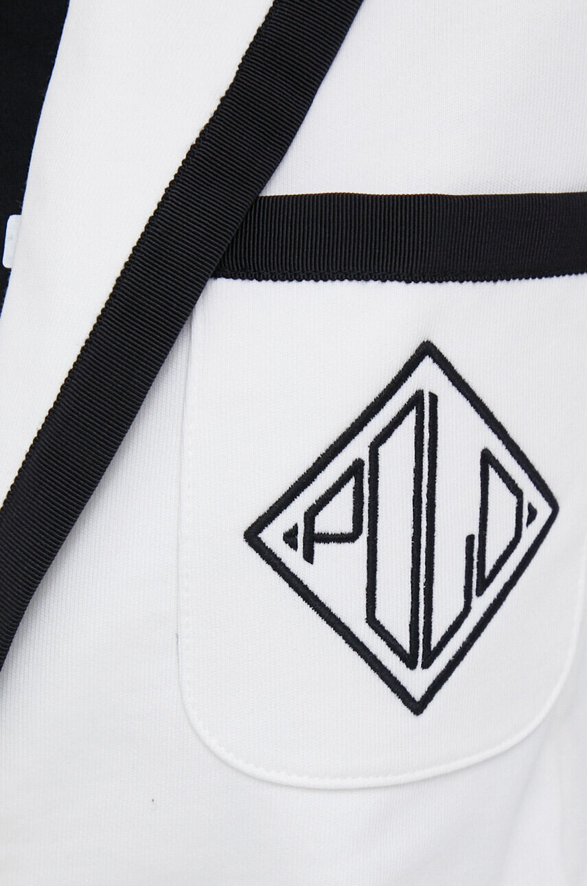 Polo Ralph Lauren Памучно сако в бяло с едно копче - Pepit.bg