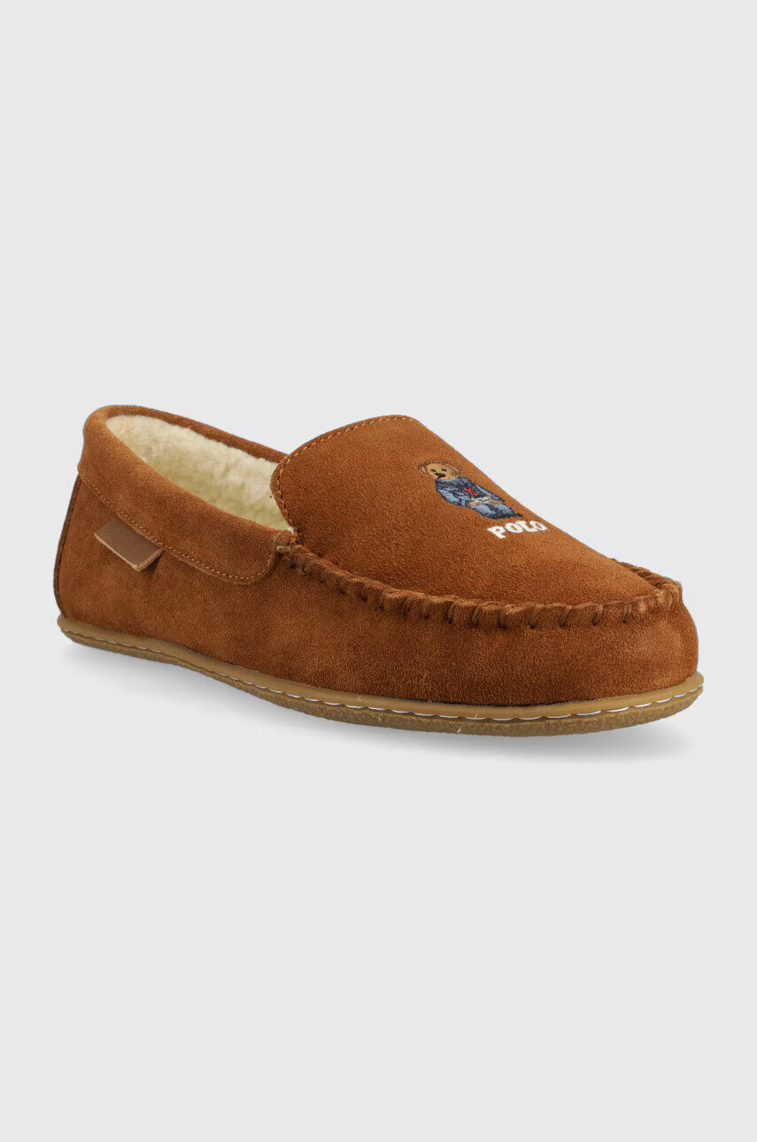 Polo Ralph Lauren Пантофи Collins Bear Collins Bear в кафяво RF103883 - Pepit.bg