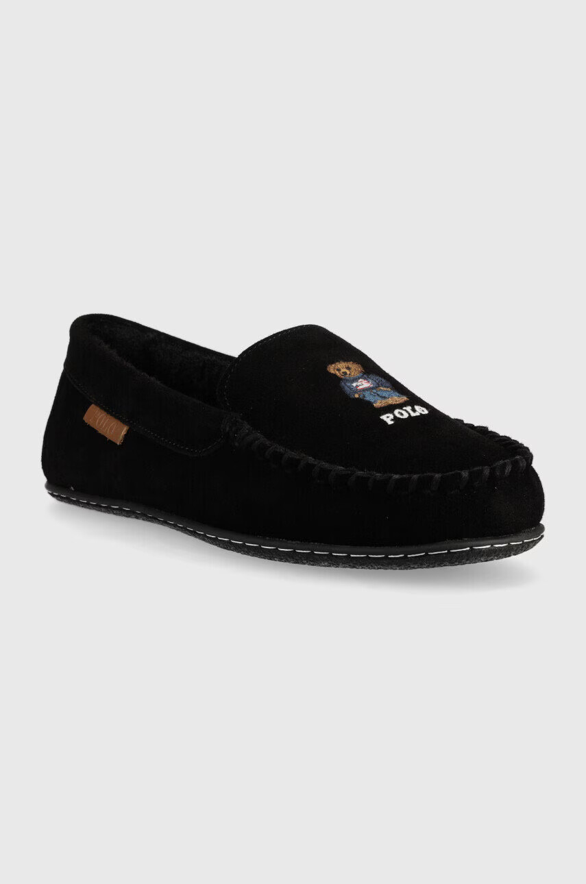 Polo Ralph Lauren Пантофи Collins Bear Collins Bear в черно RF103884 - Pepit.bg