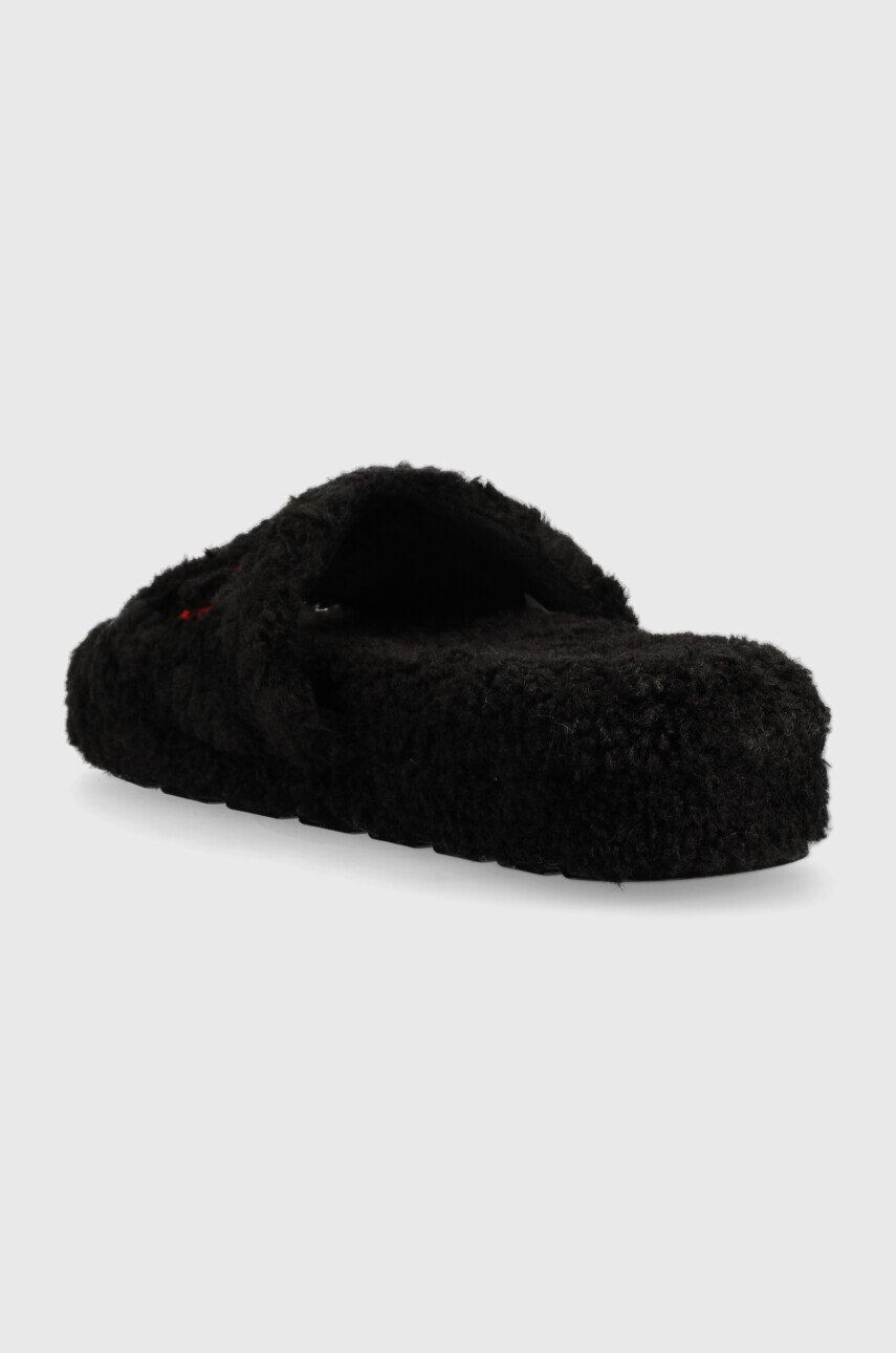 Polo Ralph Lauren Пантофи Black Chunky Sherpa Black Chunky Sherpa в черно SLF6230CRL - Pepit.bg