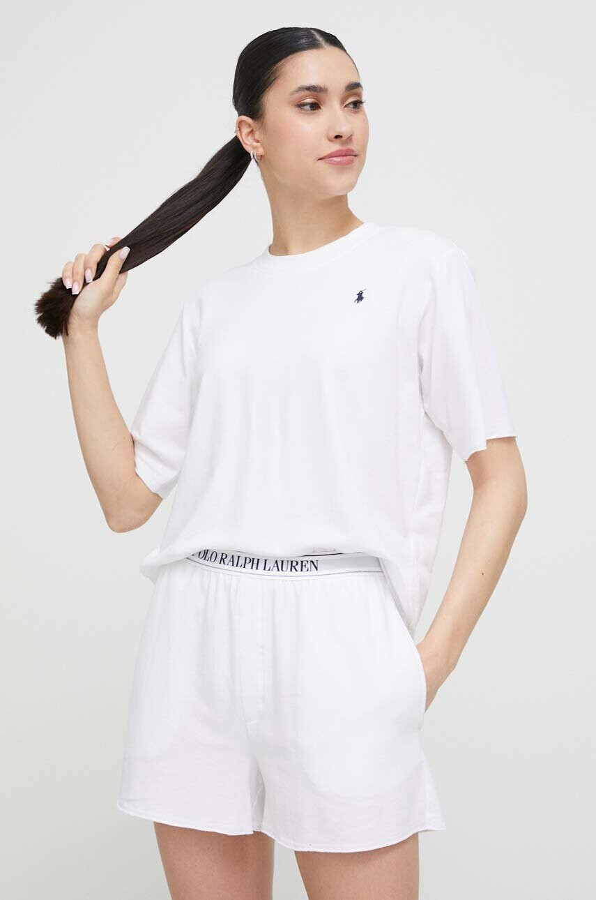 Polo Ralph Lauren Пижама дамска в бяло - Pepit.bg