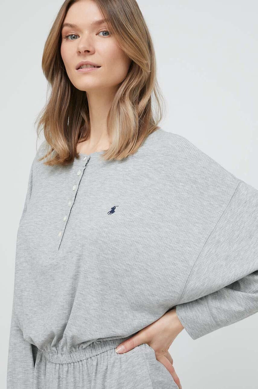 Polo Ralph Lauren Пижама тип гащеризон в сиво - Pepit.bg