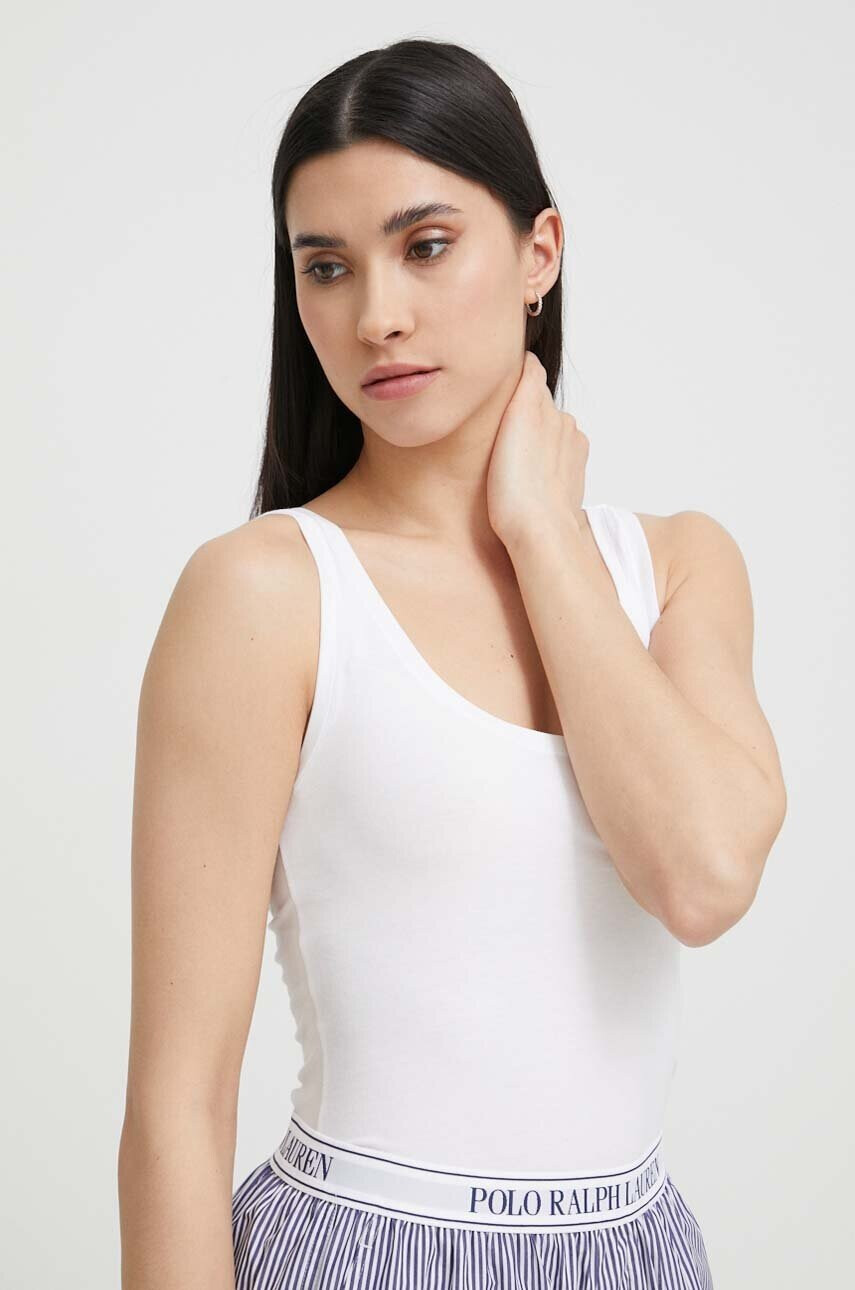 Polo Ralph Lauren Пижамен топ в бяло - Pepit.bg