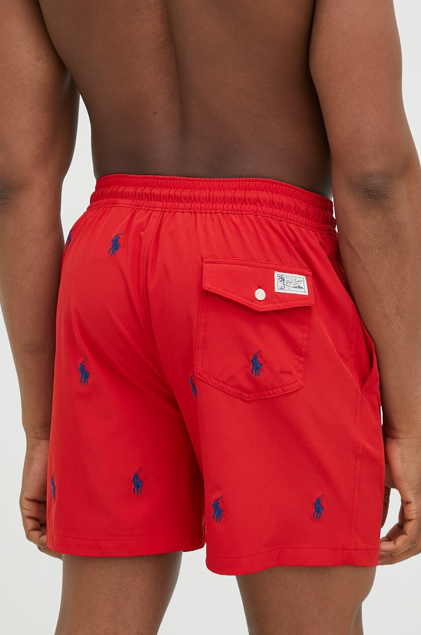 Polo Ralph Lauren Плувни шорти в червено - Pepit.bg