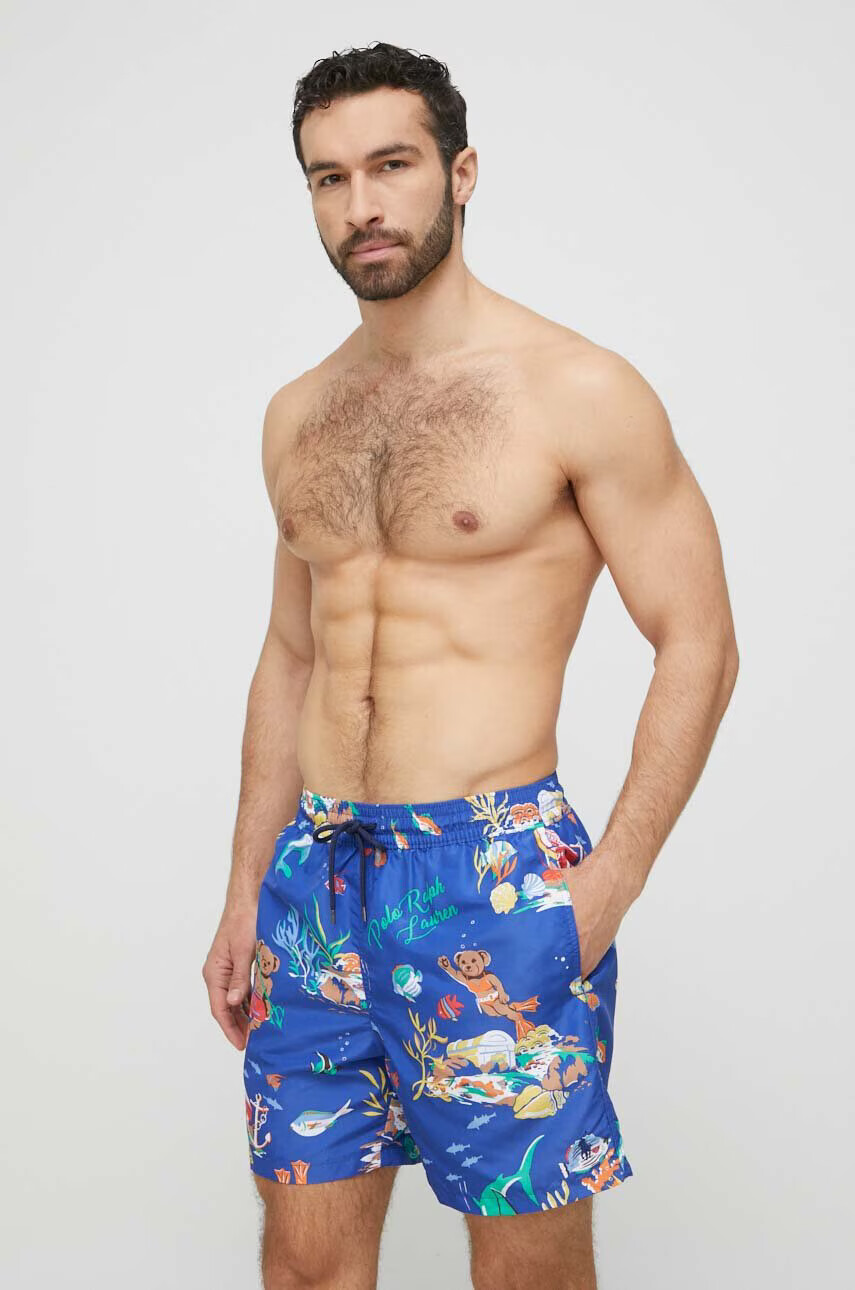 Polo Ralph Lauren Плувни шорти в синьо - Pepit.bg