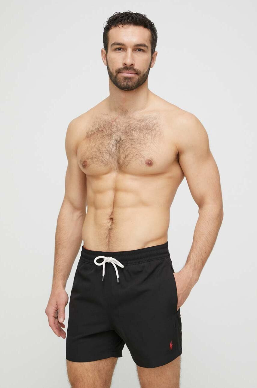 Polo Ralph Lauren Плувни шорти в черно - Pepit.bg