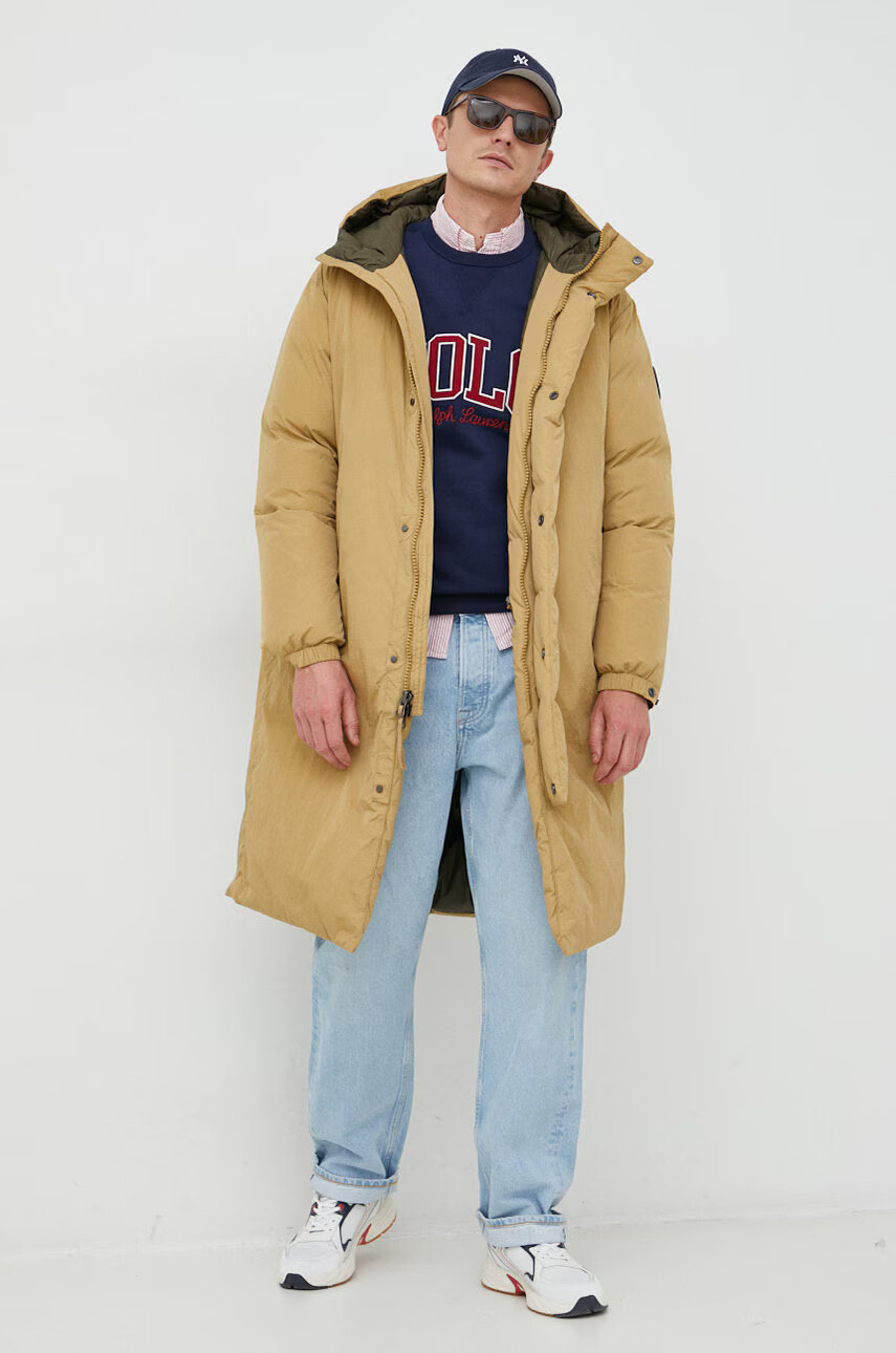 Polo Ralph Lauren Пухено яке в зелено със зимна изолация - Pepit.bg