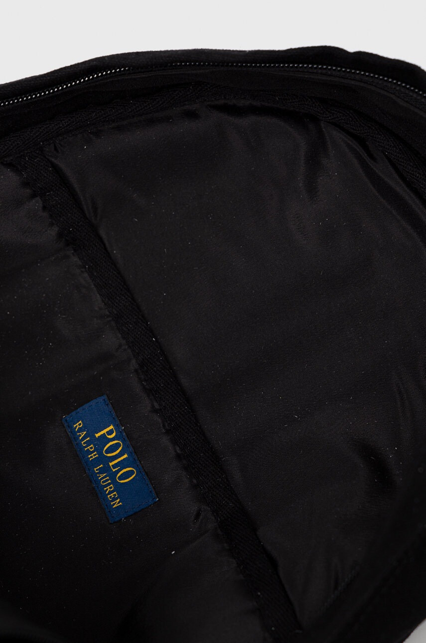 Polo Ralph Lauren Раница в черно голям размер с изчистен дизайн - Pepit.bg