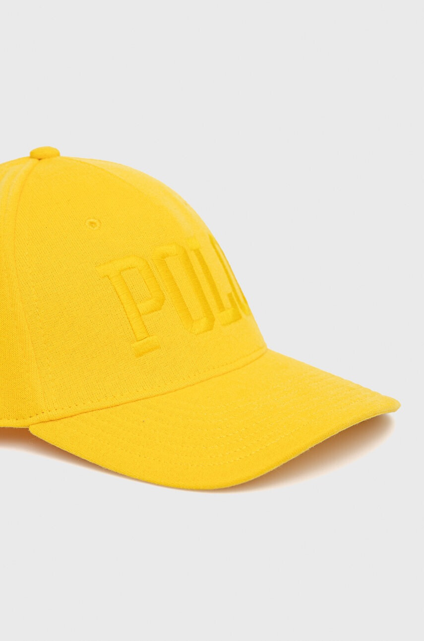 Polo Ralph Lauren Шапка в жълто с изчистен дизайн - Pepit.bg