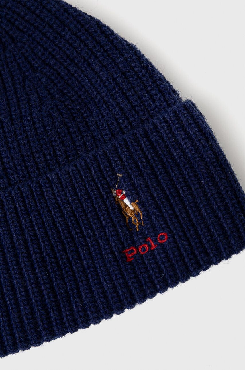 Polo Ralph Lauren Шапка с вълна с фина плетка - Pepit.bg