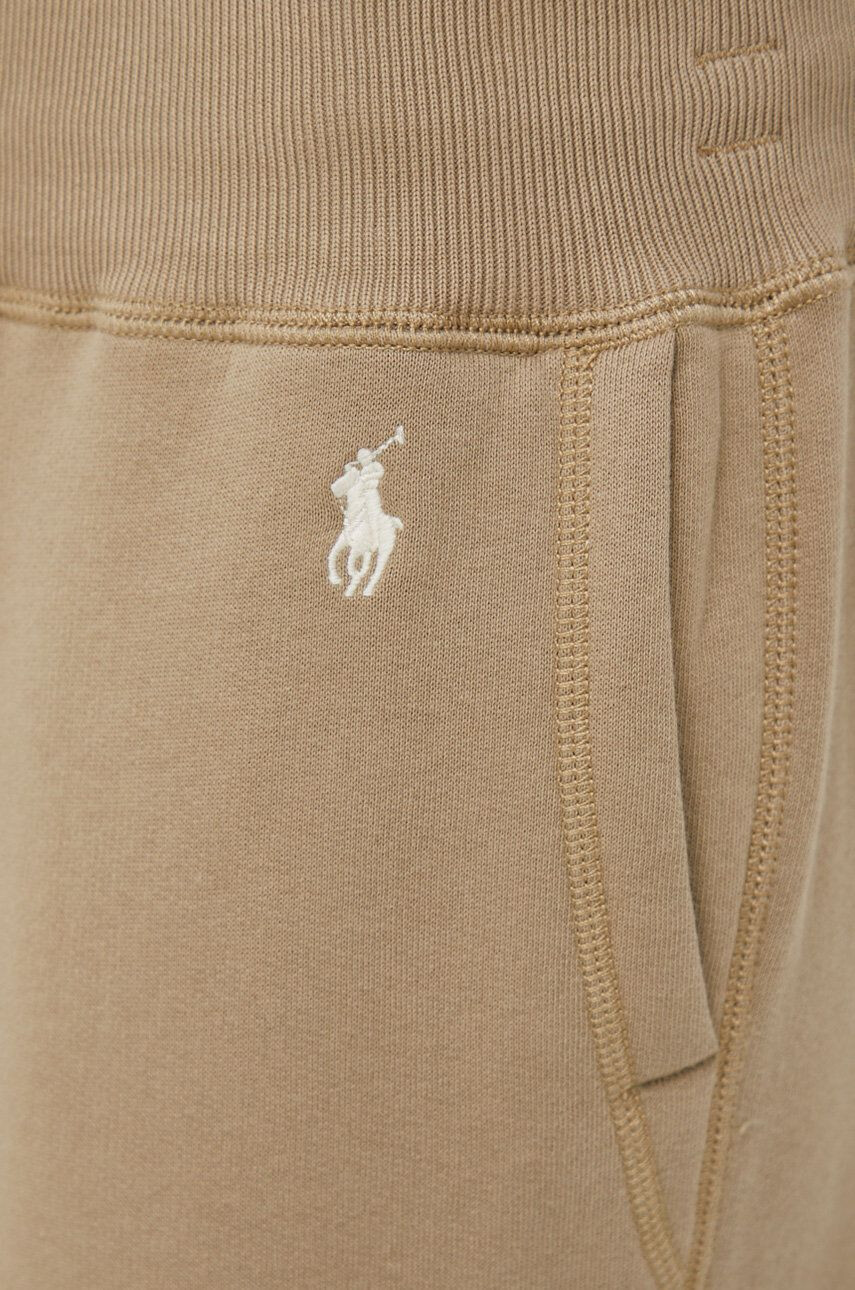 Polo Ralph Lauren Спортен панталон Kapsuła Creamy Dreamy в бежово с изчистен дизайн - Pepit.bg