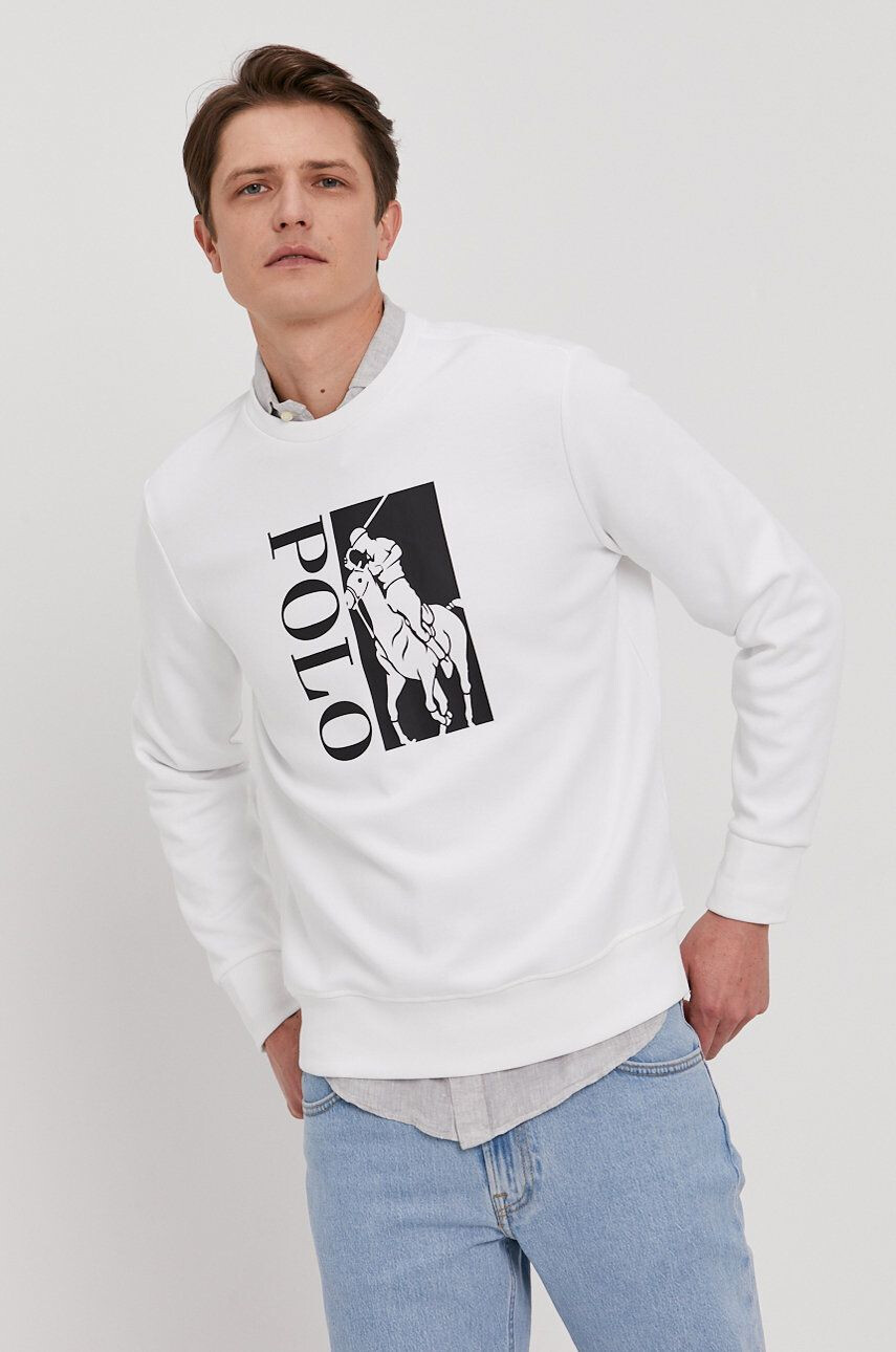 Polo Ralph Lauren Суичър мъжки в черно с изчистен дизайн - Pepit.bg