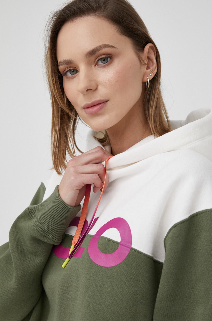 Polo Ralph Lauren Суичър дамска в бяло с принт - Pepit.bg