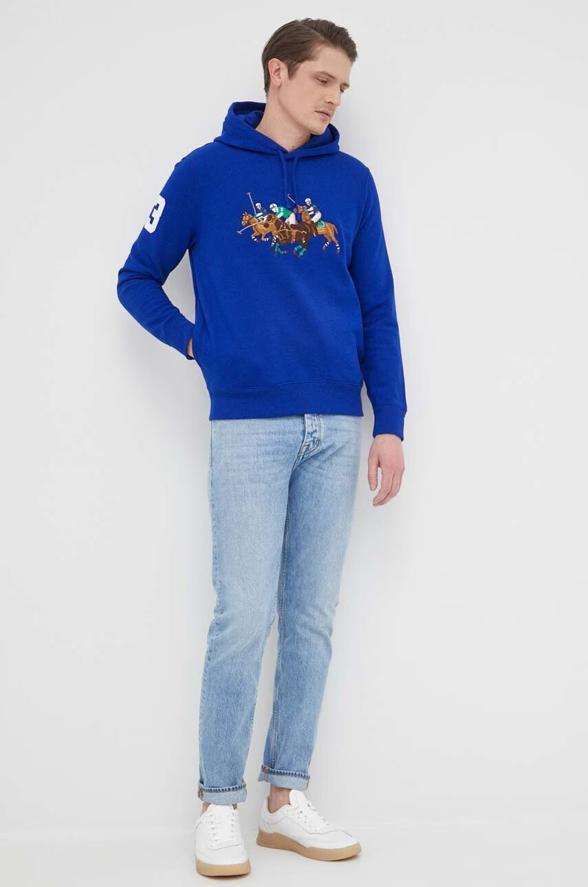 Polo Ralph Lauren Суичър мъжка с апликация - Pepit.bg