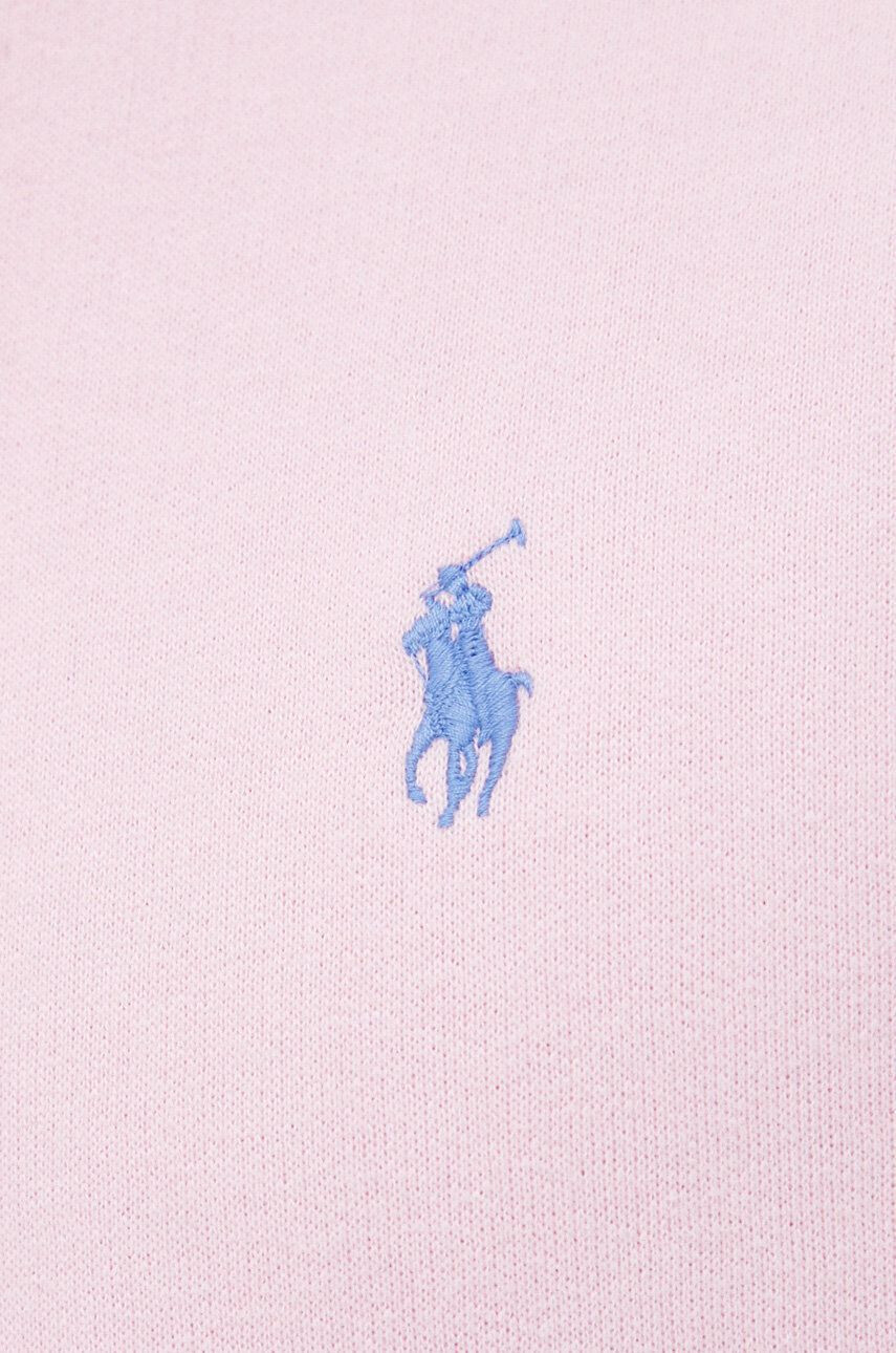 Polo Ralph Lauren Суичър мъжка в розово с изчистен дизайн - Pepit.bg