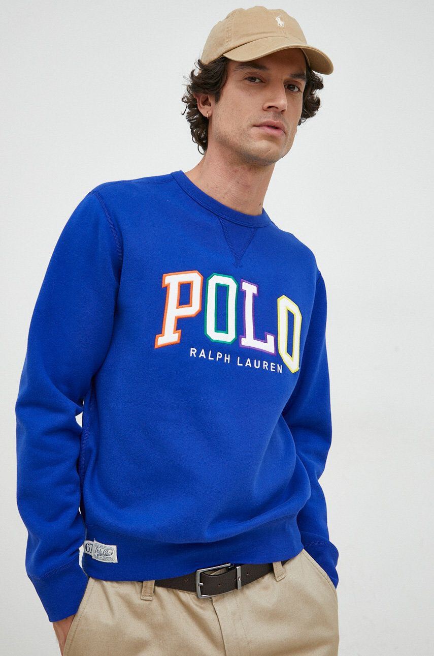 Polo Ralph Lauren Суичър в зелено с качулка с изчистен дизайн - Pepit.bg