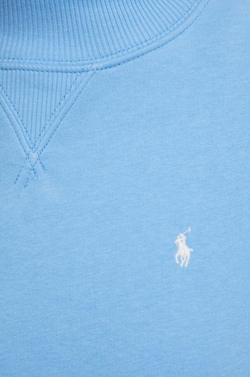 Polo Ralph Lauren Суичър в синьо с меланжов десен - Pepit.bg