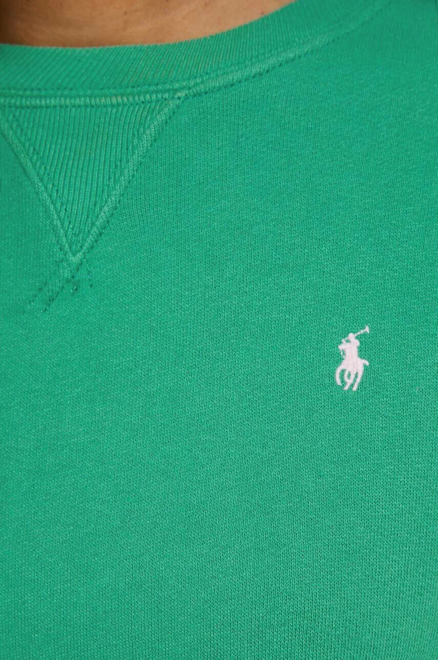 Polo Ralph Lauren Суичър в зелено с изчистен дизайн - Pepit.bg
