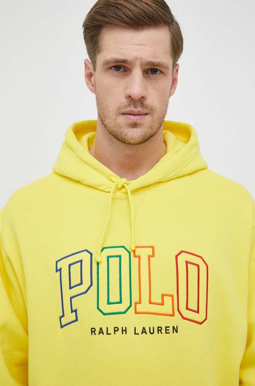 Polo Ralph Lauren Суичър в зелено с принт - Pepit.bg