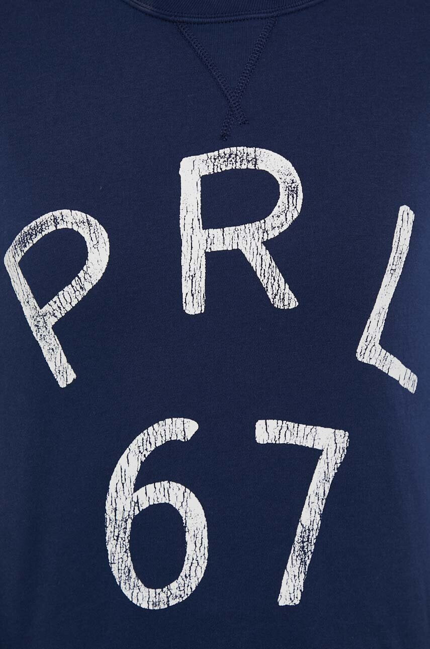 Polo Ralph Lauren Суичър в тъмносиньо с принт - Pepit.bg