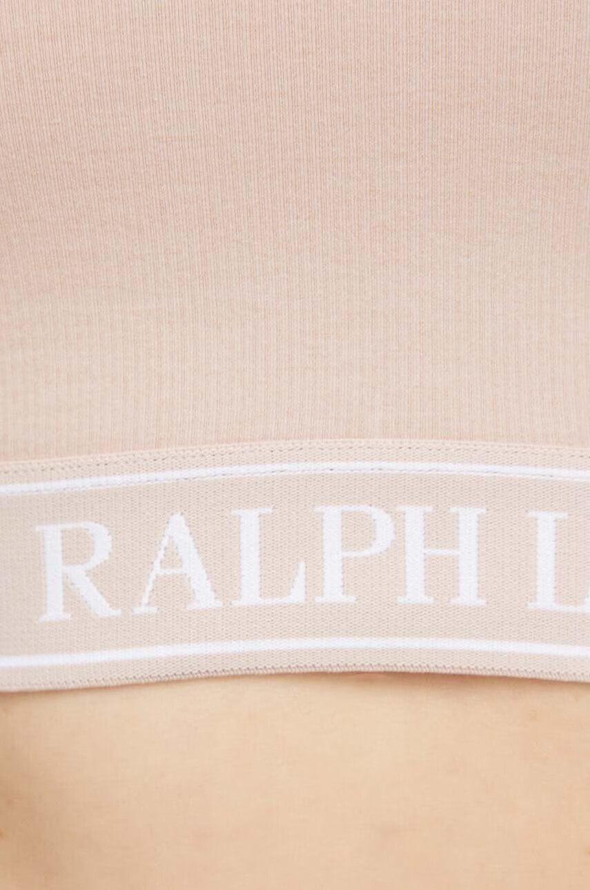 Polo Ralph Lauren Сутиен в бежово с изчистен дизайн - Pepit.bg