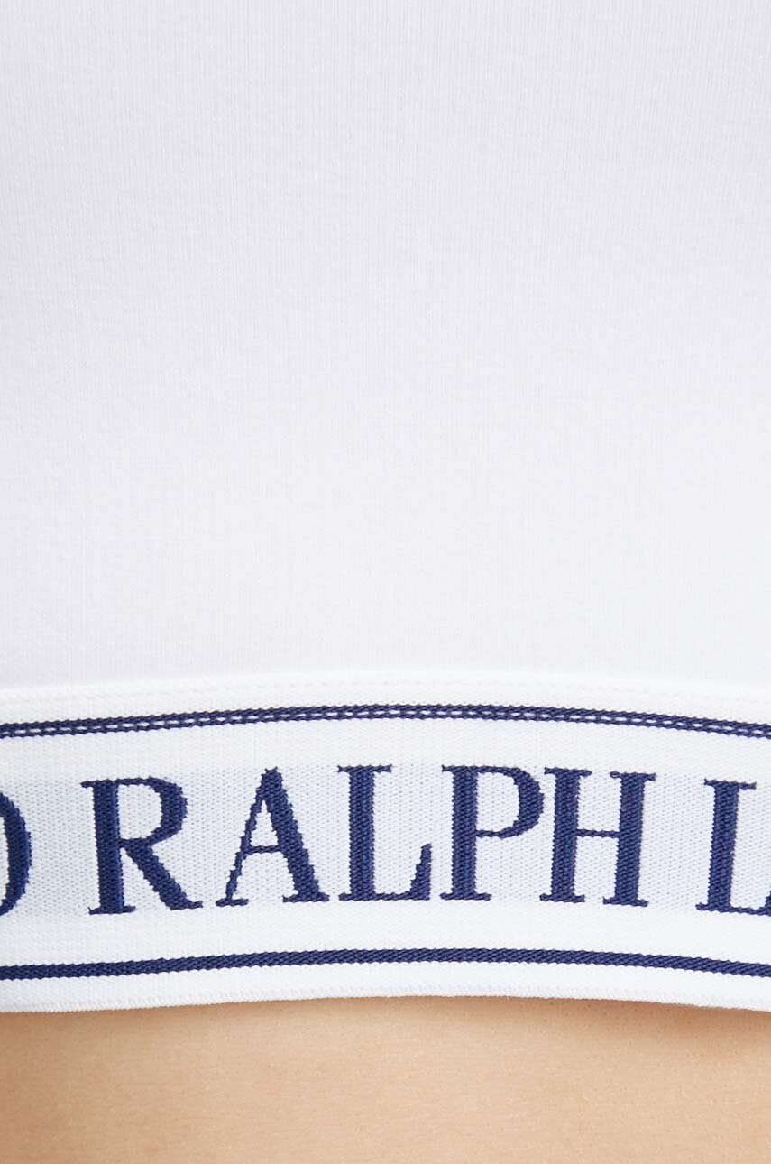 Polo Ralph Lauren Сутиен в бяло с изчистен дизайн - Pepit.bg