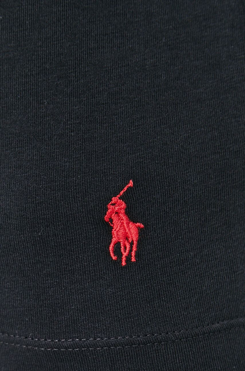 Polo Ralph Lauren Тениска (2 броя) мъжка в черно с изчистен дизайн - Pepit.bg