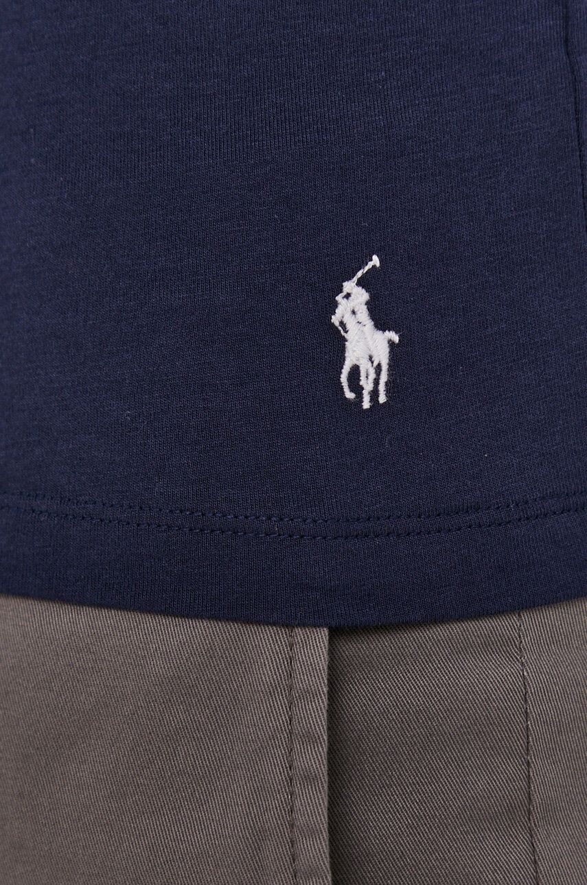 Polo Ralph Lauren Тениска (2 броя) мъжка в тъмносиньо с изчистен дизайн - Pepit.bg