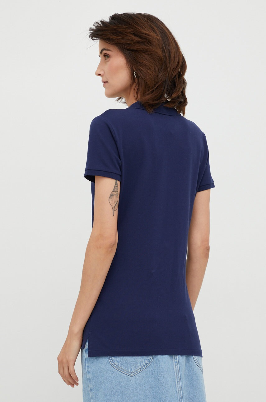 Polo Ralph Lauren Тениска с яка в тъмносиньо с яка тип peter pan - Pepit.bg