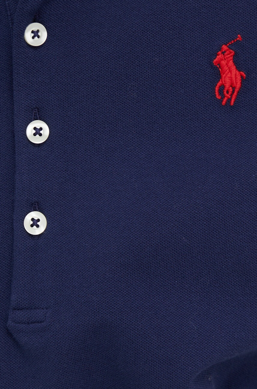 Polo Ralph Lauren Тениска с яка в тъмносиньо с яка тип peter pan - Pepit.bg