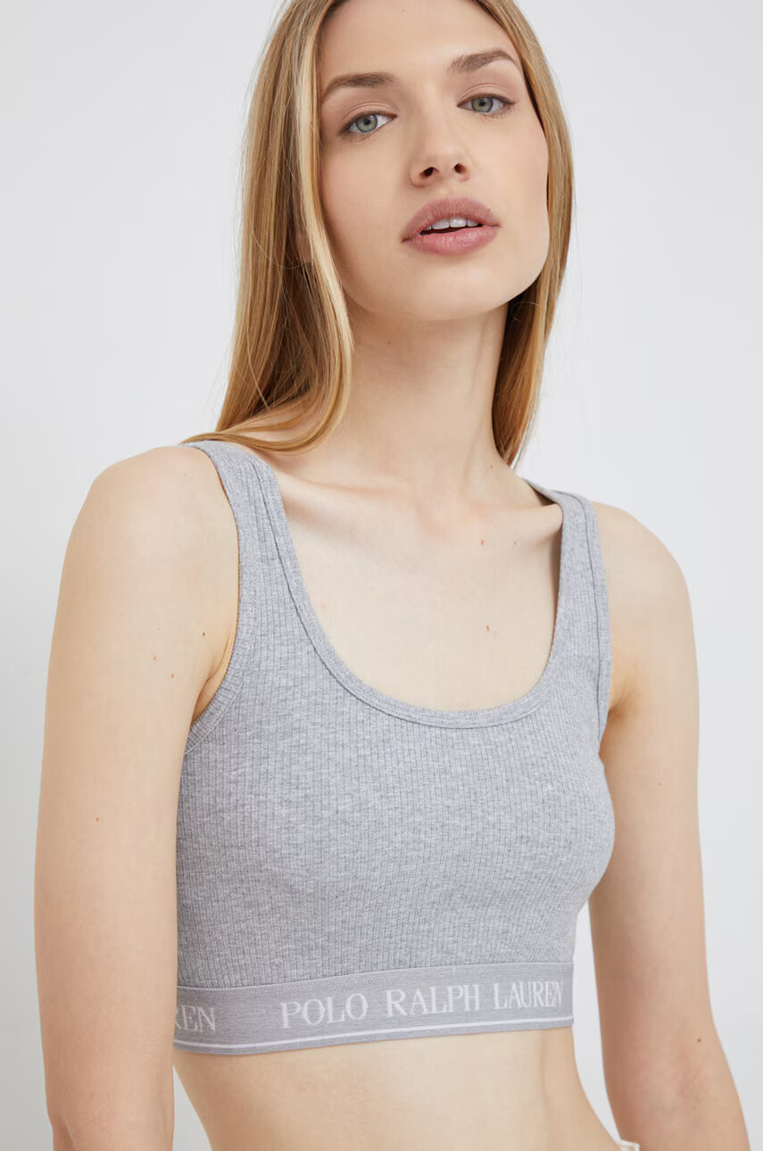 Polo Ralph Lauren Топ дамски в сиво - Pepit.bg