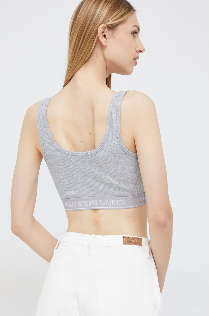 Polo Ralph Lauren Топ дамски в сиво - Pepit.bg