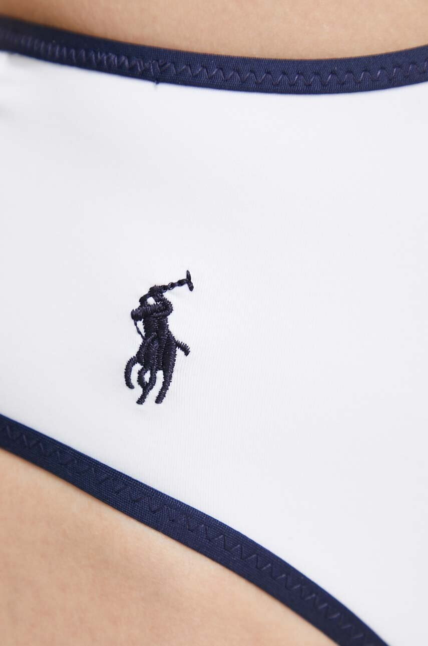 Polo Ralph Lauren Цял бански в бяло с леко подплатена чашка - Pepit.bg
