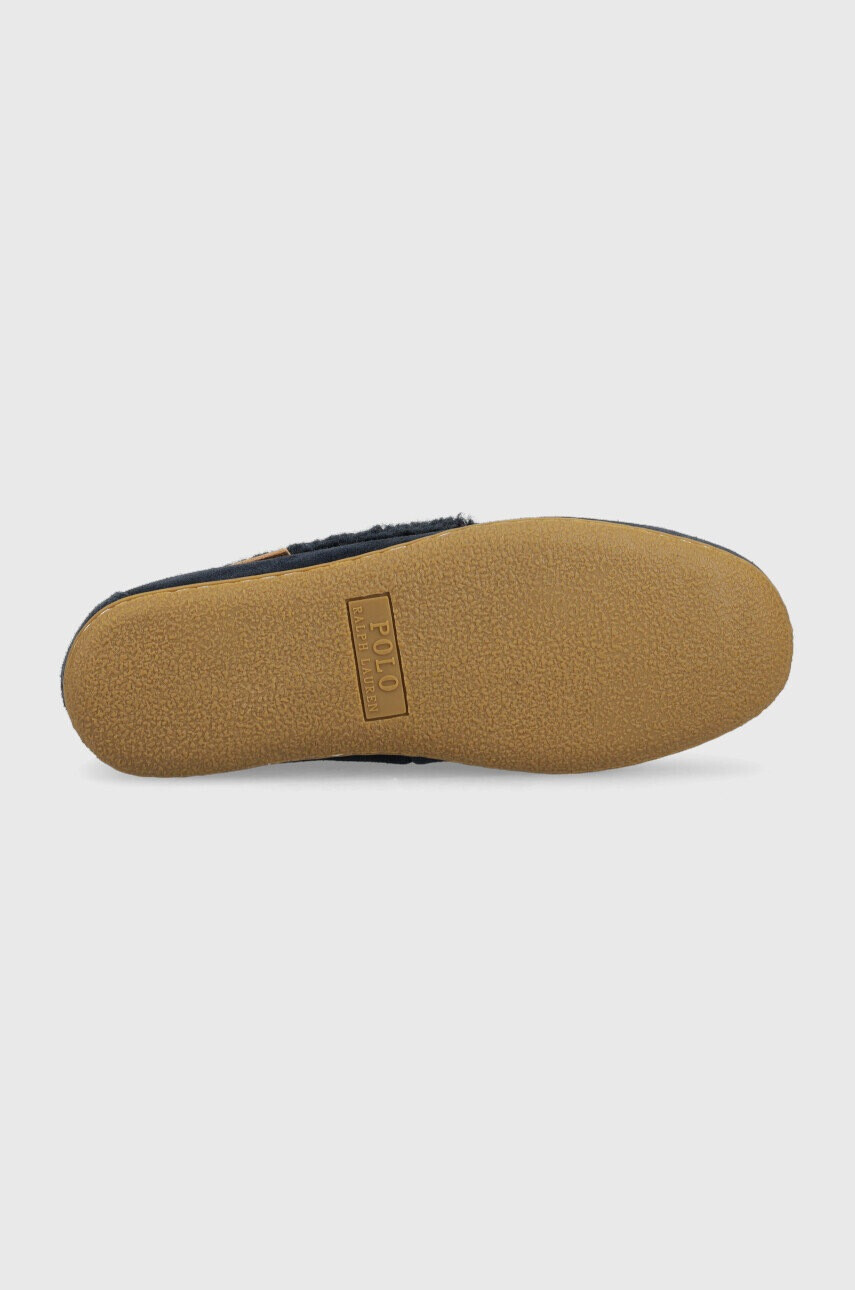Polo Ralph Lauren Велурени чехли Collins Collins в тъмносиньо RF103837 - Pepit.bg