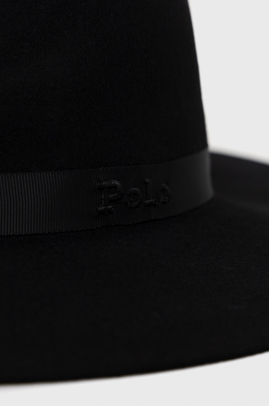 Polo Ralph Lauren Вълнена капела в черно от вълна - Pepit.bg