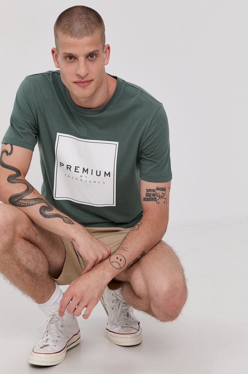 Premium by Jack&Jones Памучна тениска - Pepit.bg