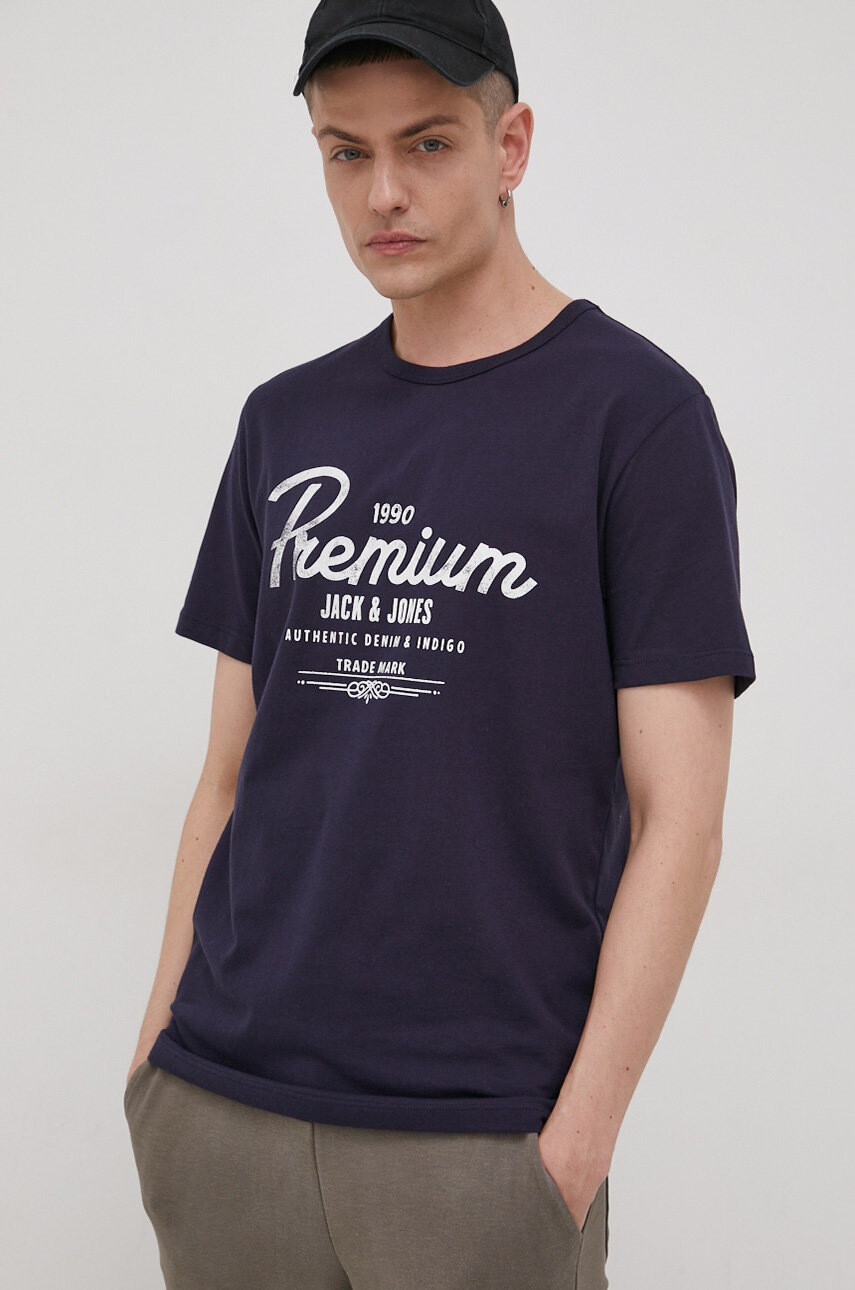 Premium by Jack&Jones Памучна тениска - Pepit.bg