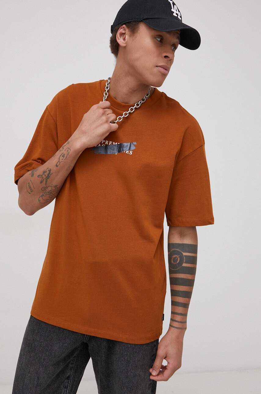 Premium by Jack&Jones Памучна тениска - Pepit.bg