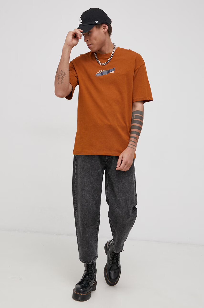 Premium by Jack&Jones Памучна тениска - Pepit.bg