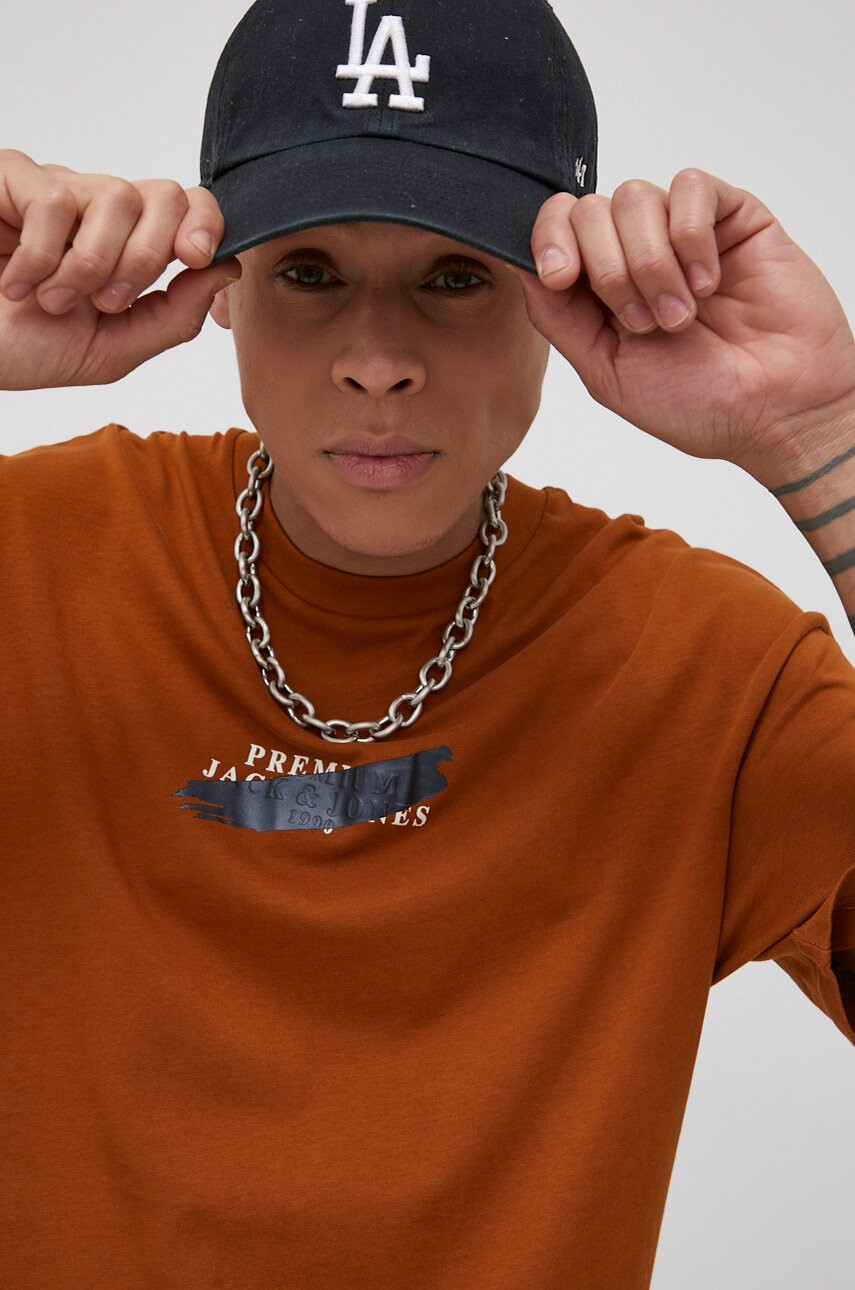 Premium by Jack&Jones Памучна тениска - Pepit.bg