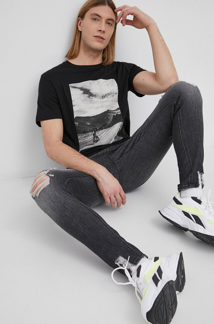 Premium by Jack&Jones Памучна тениска - Pepit.bg